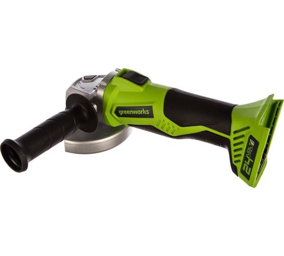 Углошлифовальная машина g24 24v greenworks g24ag
