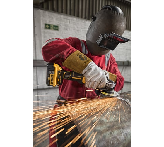 Бесщеточная угловая шлифмашина DEWALT DCG405NT 2