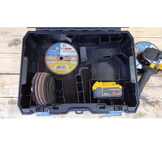 Бесщеточная угловая шлифмашина DEWALT DCG405NT 9