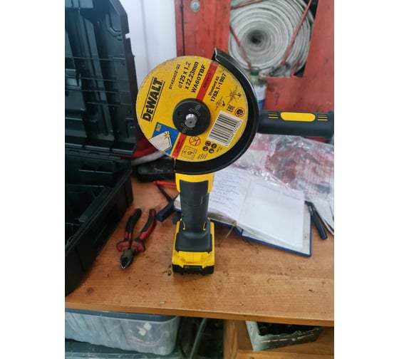 Бесщеточная угловая шлифмашина DEWALT DCG405NT 17
