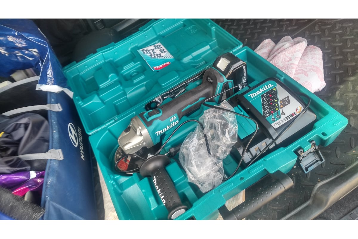 Машина шлифовальная makita dga504rf