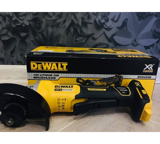 Бесщеточная угловая шлифмашина DEWALT 18 В XR DCG406N 25