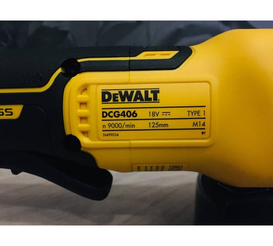 Бесщеточная угловая шлифмашина DEWALT 18 В XR DCG406N 12
