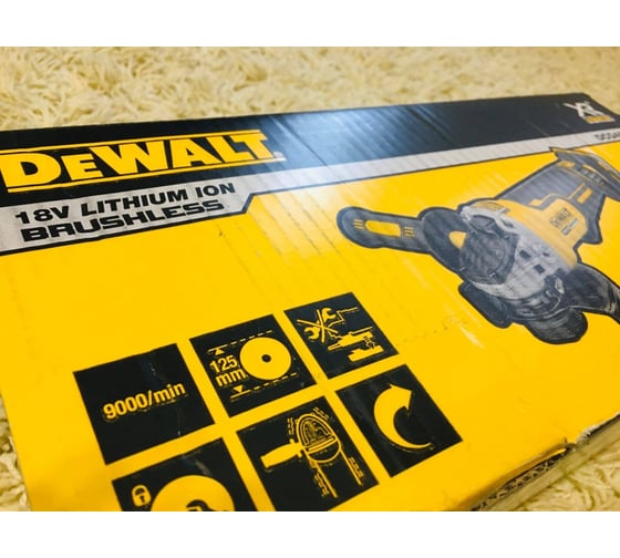 Бесщеточная угловая шлифмашина DEWALT 18 В XR DCG406N 13