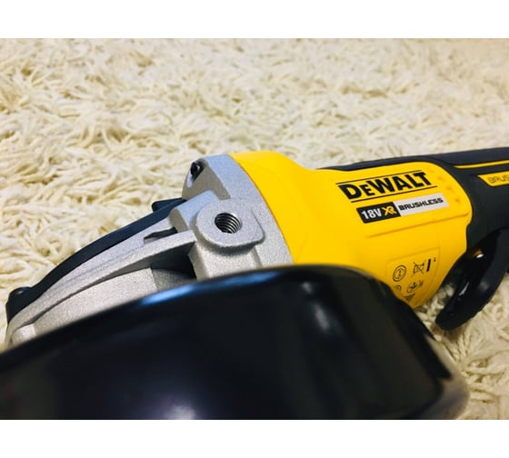 Бесщеточная угловая шлифмашина DEWALT 18 В XR DCG406N 8