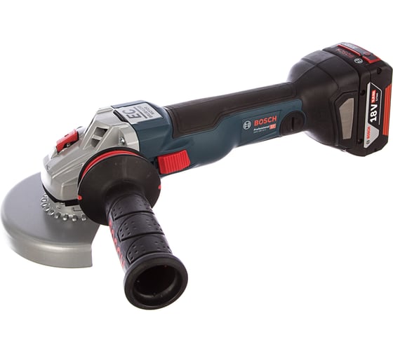 Аккумуляторная угловая шлифовальная машина bosch gws 18v 10