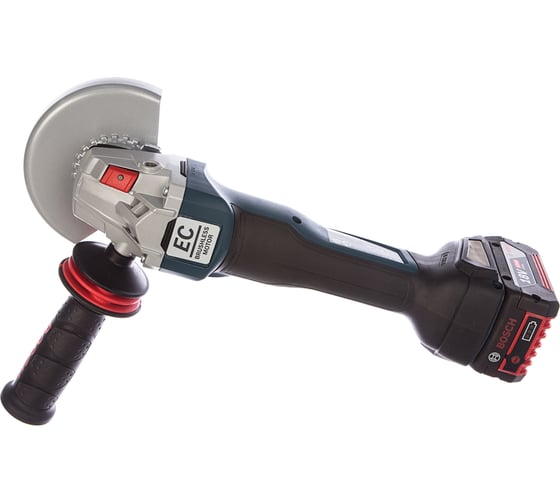 Аккумуляторная угловая шлифовальная машина bosch gws 18v 10