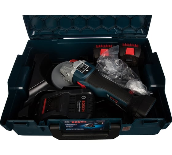 Аккумуляторная угловая шлифовальная машина bosch gws 18v 10