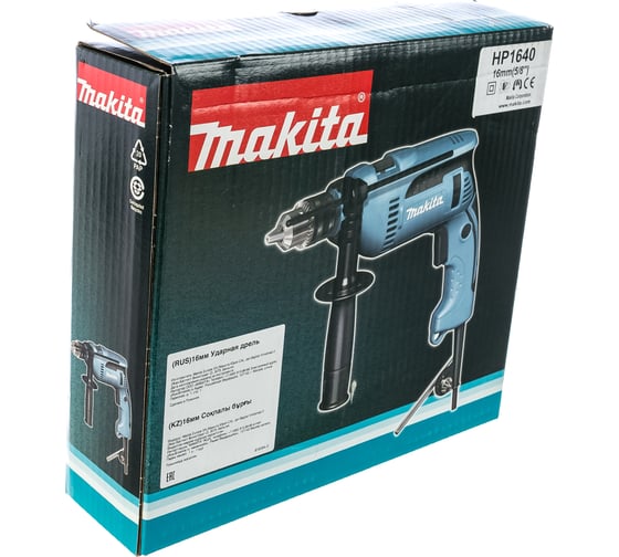 Ударная дрель Makita HP1640 6