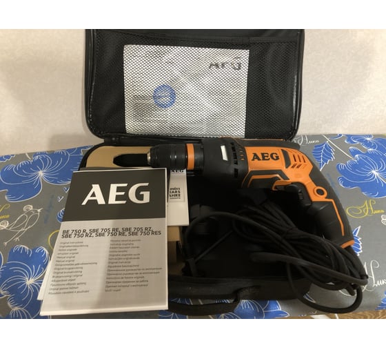 Ударная дрель AEG SBE 705 RE 4935442830 9