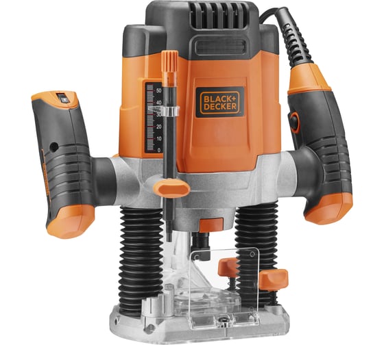 Фрезерная машина black decker kw1200eka qs оранжевый черный
