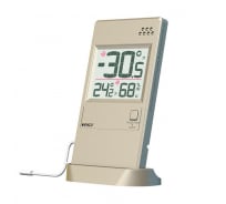 Оконный термогигрометр с выносным термосенсором RST, шампань RST01596