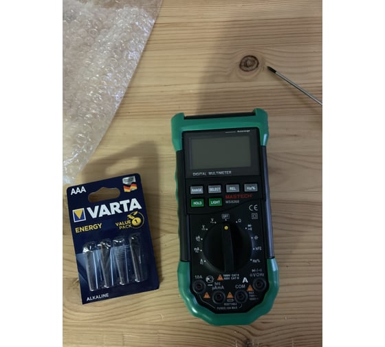Цифровой автоматический мультиметр MASTECH MS8268 00-00000267 11