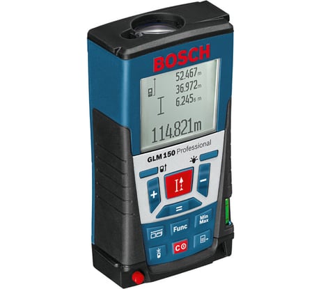 Фото лазерного дальномера Bosch GLM 150 061599402H штатив BS 150 Фото лазерного дальномера Bosch GLM 150 061599402H штатив BS 150