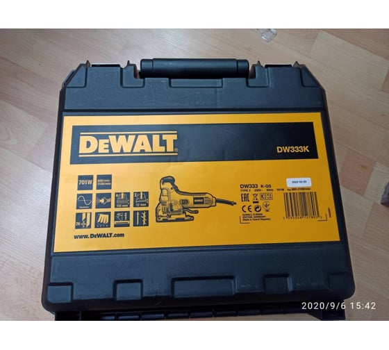 Лобзик DEWALT DW 333 K 10