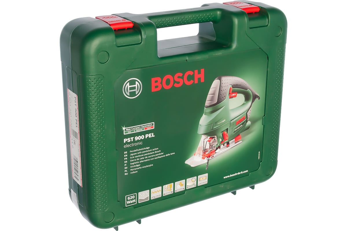 Лобзик Bosch PST 900 PEL 0.603.3A0.220 - выгодная цена, отзывы,  характеристики, 1 видео, фото - купить в Москве и РФ