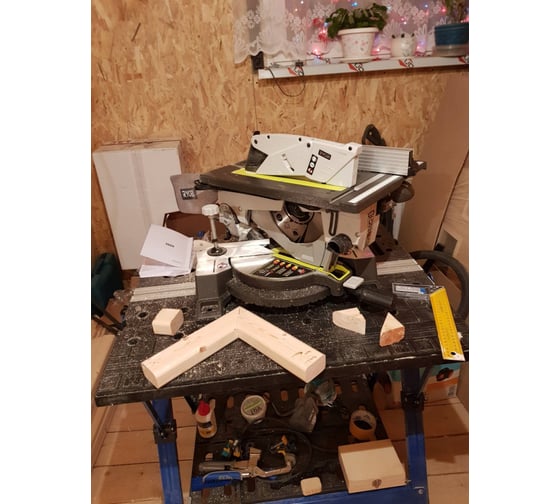 Комбинированная торцовочная пила Ryobi RTMS1800G 1800 Вт 5133002152 11