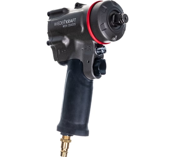 Компактный пневматический ударный гайковерт WIEDERKRAFT 1/2", 1200 Нм, 119 мм WDK-20420S 6