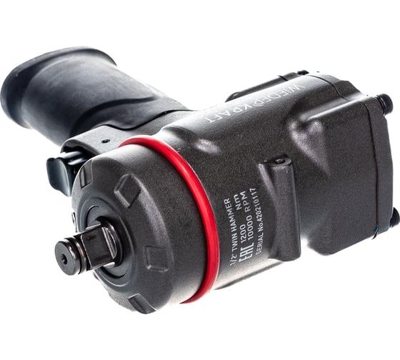 Компактный пневматический ударный гайковерт WIEDERKRAFT 1/2", 1200 Нм, 119 мм WDK-20420S 11