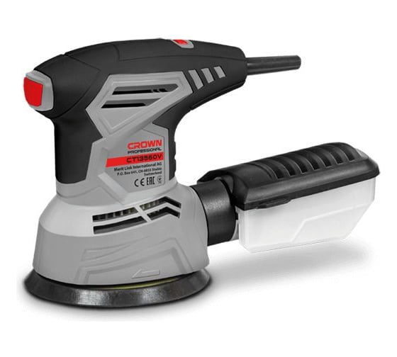Ct13560v эксцентриковая шлифовальная машина crown ct13560v