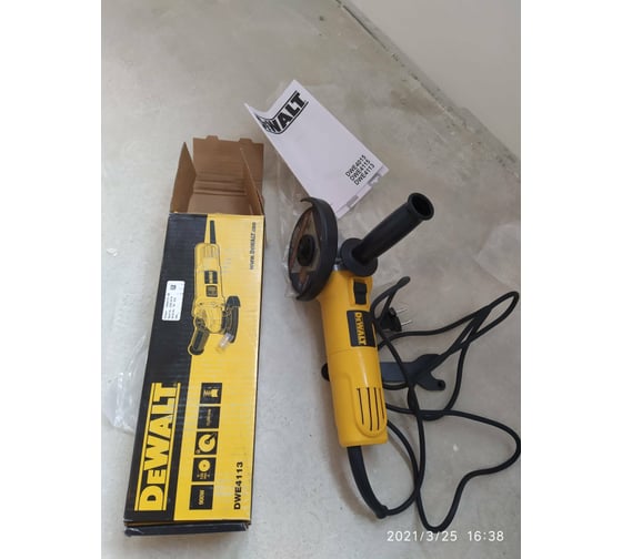 Углошлифовальная машина dewalt dwe 4113 ks