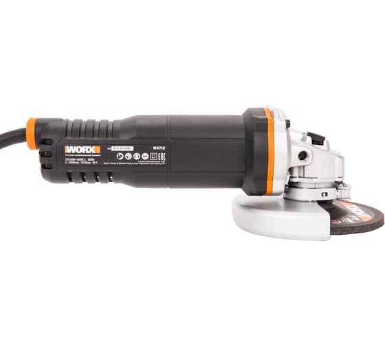Угловая шлифовальная машина worx 860вт 125мм wx712