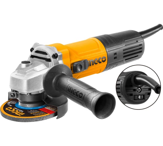 Угловая шлифовальная машина ingco ag110018