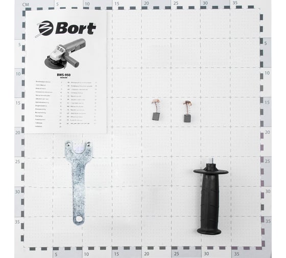 Bort машина шлифовальная угловая bort bws 950