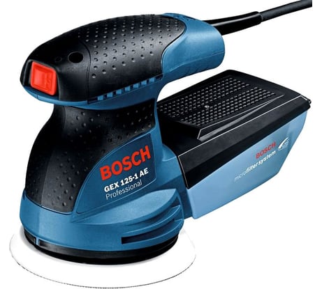 Фото эксцентриковой шлифмашины Bosch GEX 125-1 AE 0615990CY3 Фото эксцентриковой шлифмашины Bosch GEX 125-1 AE 0615990CY3