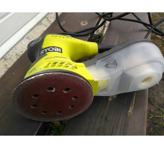 Эксцентриковая шлифмашина Ryobi ROS300 5133001144 20