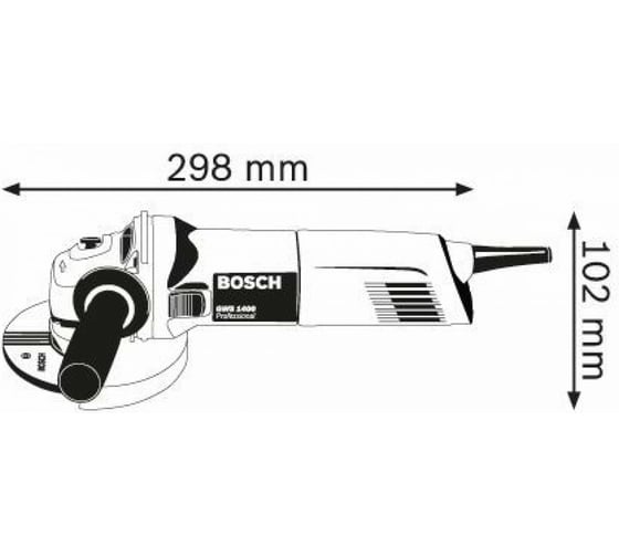 Углошлифовальная машина bosch gws 1400