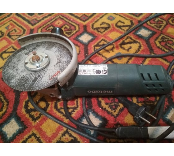 Угловая шлифовальная машина w 850 125 metabo 603608010