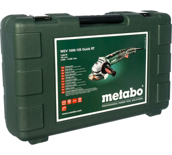 Угловая шлифовальная машина metabo wev 1500 125 quick rt 601243500. Смотреть фото Угловая шлифовальная машина metabo wev 1500 125 quick rt 601243500. Смотреть картинку Угловая шлифовальная машина metabo wev 1500 125 quick rt 601243500. Картинка про Угловая шлифовальная машина metabo wev 1500 125 quick rt 601243500. Фото Угловая шлифовальная машина metabo wev 1500 125 quick rt 601243500