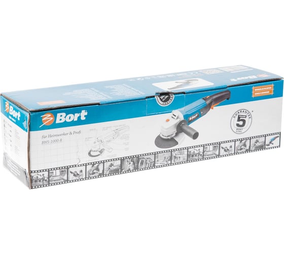 Углошлифовальная машина bort bws 1000 r