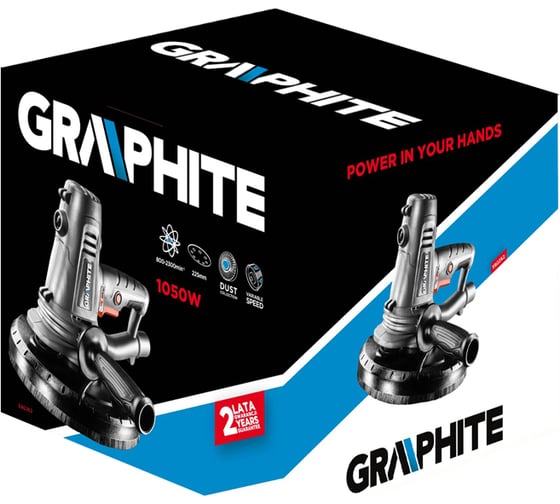Шлифовальная машина для гипса GRAPHITE 59G262 6