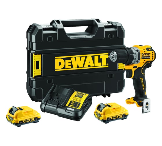 Компактная дрель-шуруповерт DEWALT 12 В XR DCD701D2-QW 3