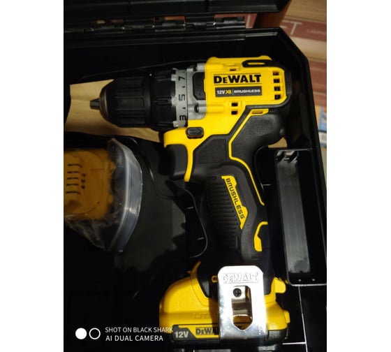 Компактная дрель-шуруповерт DEWALT 12 В XR DCD701D2-QW 7