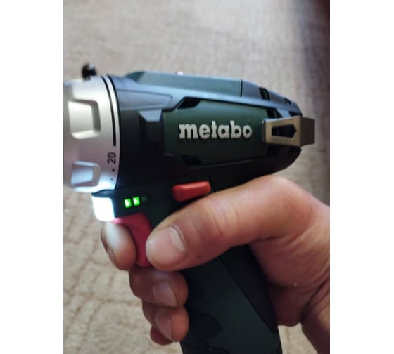 Аккумуляторный винтоверт Metabo PowerMaxx BS 12В 600984500 8