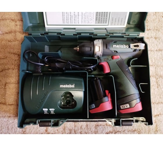 Аккумуляторный винтоверт Metabo PowerMaxx BS 12В 600984500 6