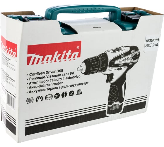Аккумуляторная дрель-шуруповерт Makita DF330DWE 8