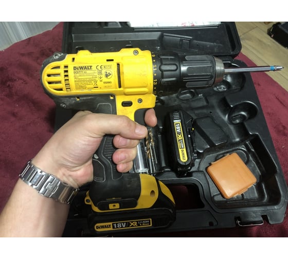 Аккумуляторная дрель-шуруповерт DEWALT DCD 771 C2 33