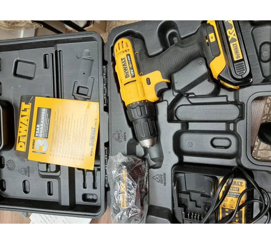 Аккумуляторная дрель-шуруповерт DEWALT DCD 771 C2 22