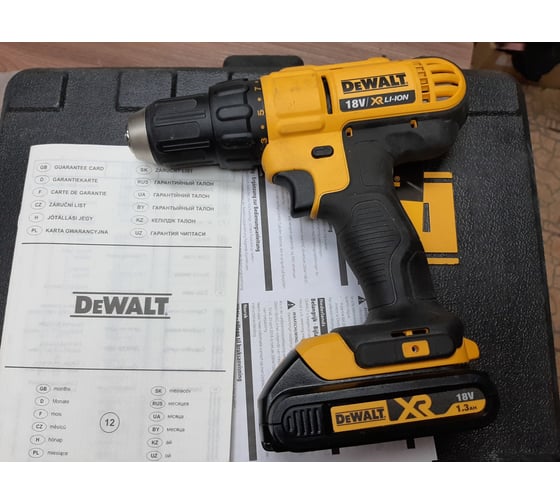 Аккумуляторная дрель-шуруповерт DEWALT DCD 771 C2 20