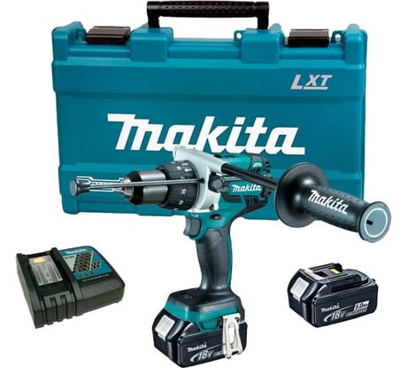 Фото ударной аккумуляторной дрели Makita DHP481RTE Фото ударной аккумуляторной дрели Makita DHP481RTE