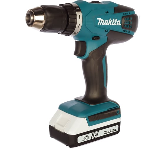 Аккумуляторная дрель-шуруповерт Makita DF457DWE 1