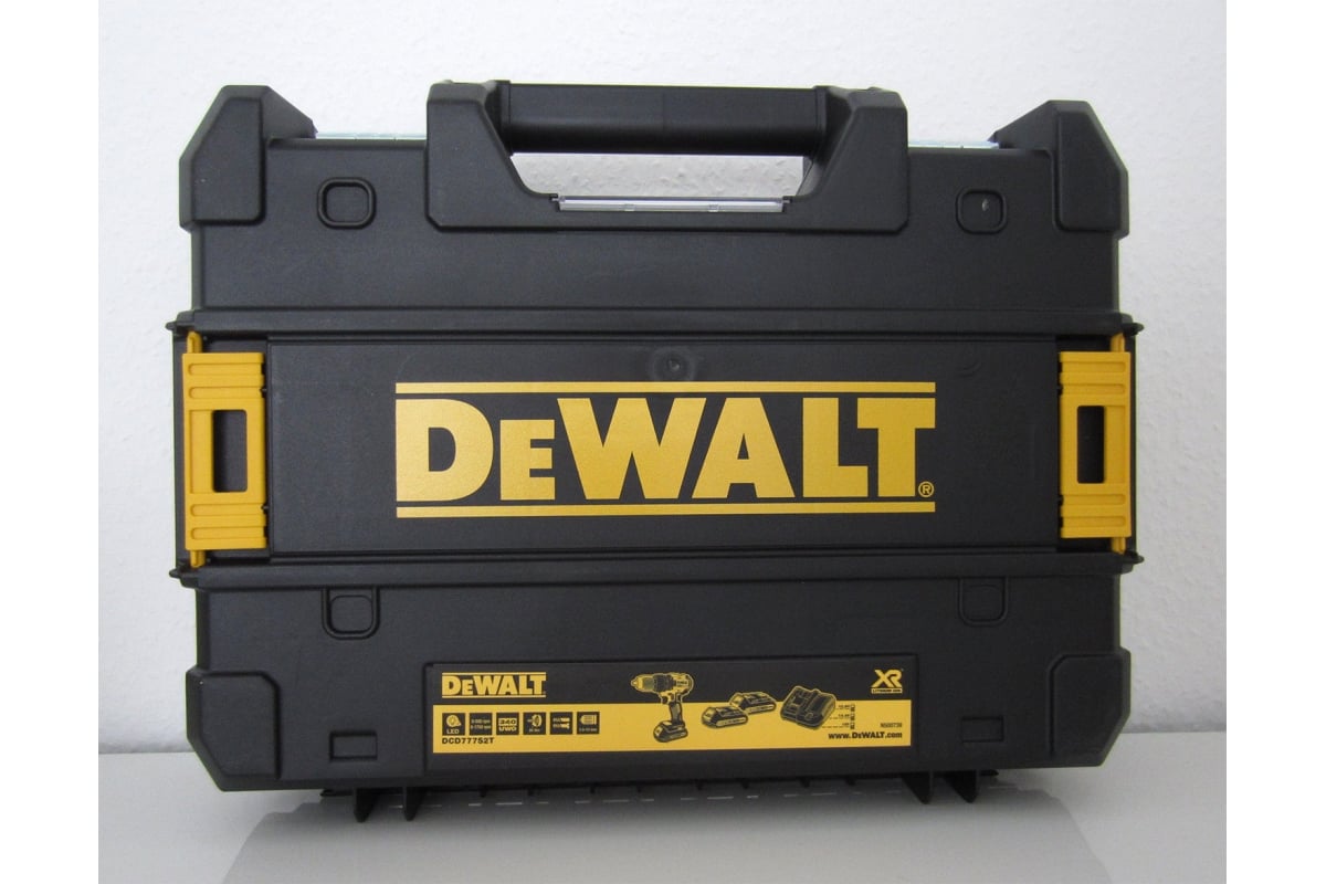 бесщеточная дрель шуруповерт dewalt dcd777s2t