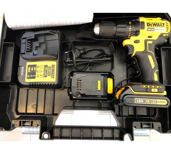 Бесщеточная дрель-шуруповерт DEWALT 18.0 В XR DCD777S2T 9