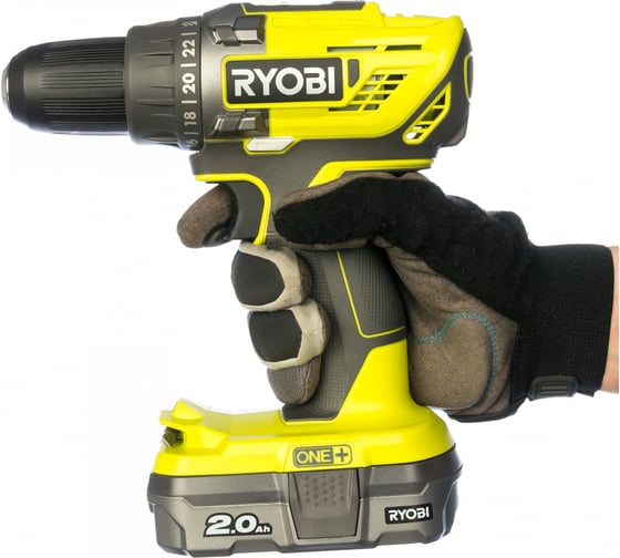 Компактная дрель-шуруповерт Ryobi ONE+ R18DD3-120S 5133003347 5