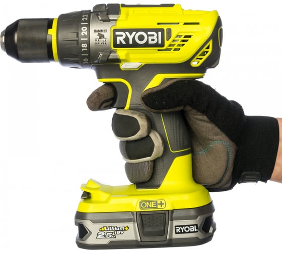 Ударная дрель-шуруповерт Ryobi ONE+ R18PD31-225S 5133003433 6