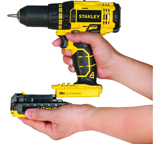 Дрель-шуруповерт Stanley SCD20S2K 2